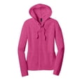thumbnail image 5 of District Juniors Jersey Full Zip Hoodie-3XL (Dark Fuchsia Heather), 5 of 6