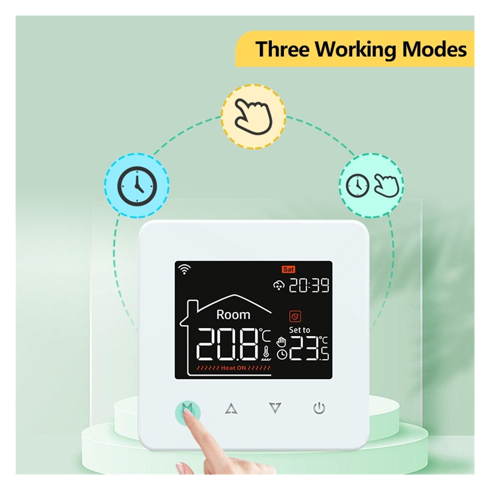 Smart Home Thermostat Water Electric Warm Heating Gas Boiler WiFi Temperature Remote Controller