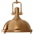 thumbnail image 2 of AQ Lighting Large Metal Hanging Pendant Ceiling Light Fixture in Copper, 2 of 3