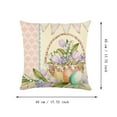 AdXKenry Pillow Case With Zipper Rabbit Throw Pillow Covers 18 X 18