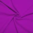 thumbnail image 6 of Qicasul Women T-Shirts for Female one-line Shoulder solid color off-shoulder ruffled edge T-shirt Purple S, 6 of 6