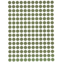 Royal Green Small Stickers Color Code Label Dots for Labeling, 1/4 inch in Olive Green, 9000 Pack