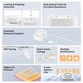 thumbnail image 3 of SONOFF Zigbee Capteur de Fuite d'Eau SNZB-05P avec Câble de Détection Fuite Goutte à Goutte Détection Étendue Prise en Charge des Alertes en Temps Réel Multiples Notifications, 3 of 11