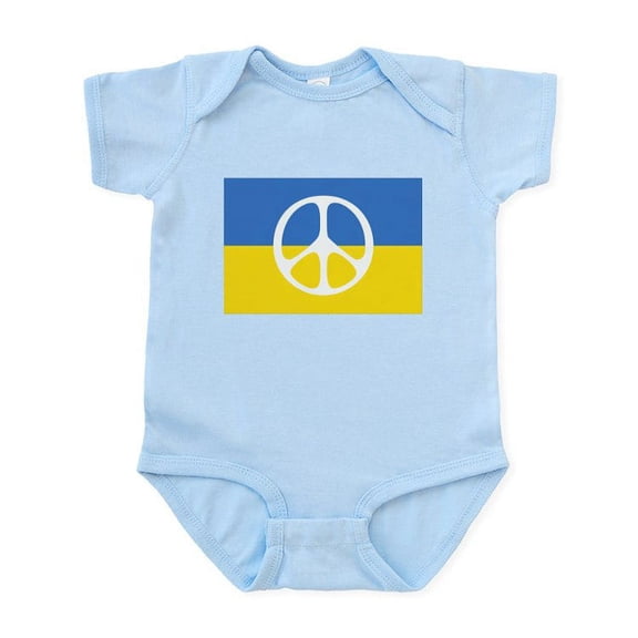 CafePress - Pray For Peace In Ukraine Body Suit - Baby Light Bodysuit, Size Newborn - 24 Months