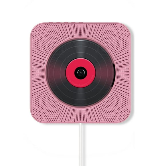 CD Player with Bluetooth Wall Mountable Music Player Home Audio Boombox with USB Interface Port Home Use