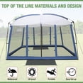 thumbnail image 4 of Backyard Expressions 11' x 9' Screen House, Screen Shelter for Backyard, Camping, Picnics and Tailgating, 4 of 8