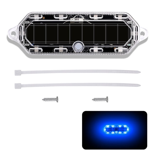 Mortorcycle LED Light Solar Power Signal Lamp Night Ride Motorcycle LED Light