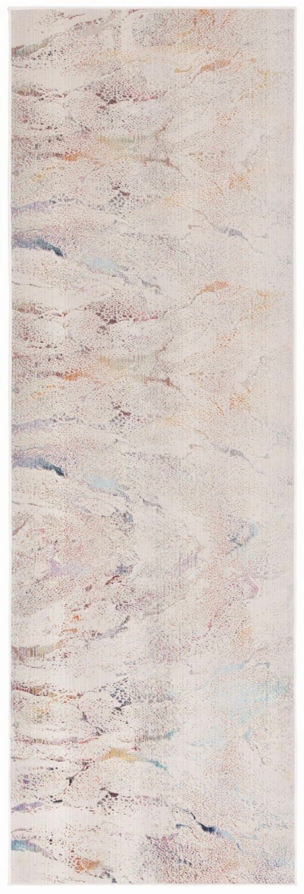 SAFAVIEH Rainbow Valentina Tapis Abstrait Intérieur/Extérieur