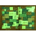 thumbnail image 1 of Ahgly Company Indoor Rectangle Abstract Green Contemporary Area Rugs, 2' x 3', 1 of 1