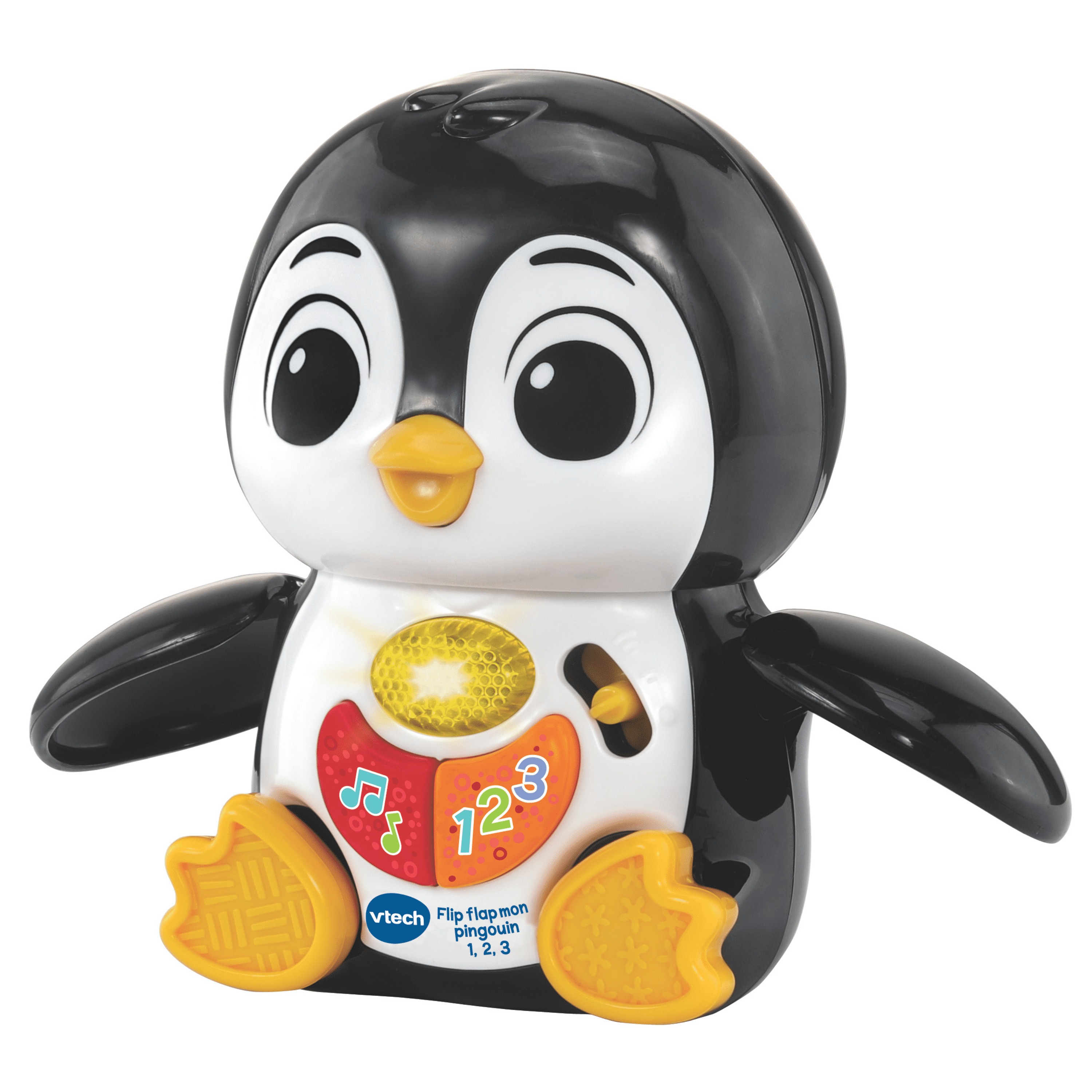 VTech Flap & Learn Penguin Counting Toy for Toddlers - French Version, 12-36 Months