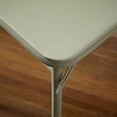 thumbnail image 3 of Pemberly Row Table Pliante Contemporaine en Vinyle en Lin Antique, 3 of 8
