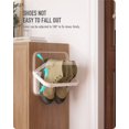thumbnail image 2 of Foldable Wall Mounted Shoe Rack - 4 Piece White SHENMO, 2 of 5