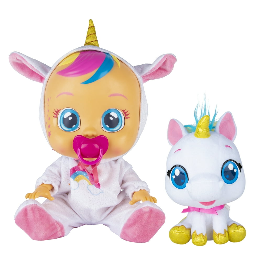 Cry Babies Fantasy Dreamy and Rym 12 inch Baby Doll and 6 inch