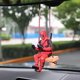 thumbnail image 2 of Colgante de espejo retrovisor de coche de Marvel Deadpool con forma de coche de Deadpool en forma de minimodelo, figura de acción de juguete, nuevo regalo de Navidad, 2 of 5