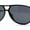 Matte Black Black, variant on Mens Bamboo Arm Plastic Racer Sunglasses Matte Black