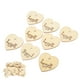 thumbnail image 5 of 50 Uds. De virutas de madera con forma de corazón de amor, superficies más lisas, botones de madera DIY con forma encantadora para decoración del hogar, manualidades, regalos, 5 of 5