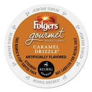 Folgers 6680 Caramel Drizzle Coffee K-Cups, 24/Box