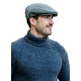 thumbnail image 5 of Mucros Weavers 100% Wool Tweed Men's Irish Trinity Flat Cap Made in Ireland, 5 of 7