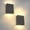 Black, variant on Wall Sconces Set of Two, 12W Modern Wall Lamp, White Up Down Wall Mount Lights for Room Hallway Decor, Hardwired Wall lamp (White 3000K)