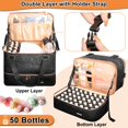 thumbnail image 2 of Bolsa organizadora de esmaltes de uñas ahzske con capacidad para 50 botellas (15 ml), 2 of 9