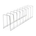 thumbnail image 2 of Uklsqma Stainless Steel Kitchen Dish Rack | Multi-Function Bowl and Plate Storage Organizer | Rust-Resistant Vertical Drying Rack with Rounded Edges | Compact 11.8X2.75X3.9In Space-Saving Table or C, 2 of 6