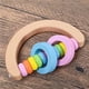 thumbnail image 3 of Sonajero De Madera Para Recién Nacido, Juguete Sonajero Para Bebé, Juguete Educativo Para Edades Tempranas, Instrumento Musical, Mordedor, Juegos Para Bebés Guardurnaity FN003160-00, 3 of 6
