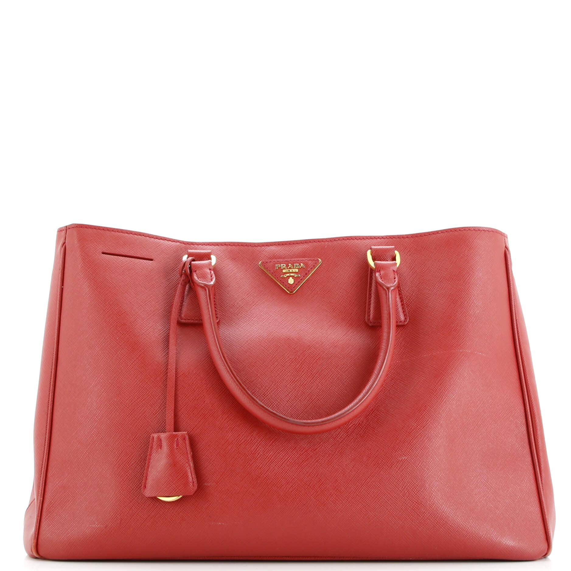 Pre-Owned Prada Prada Lux Open Tote Saffiano Leather Large By Rebag