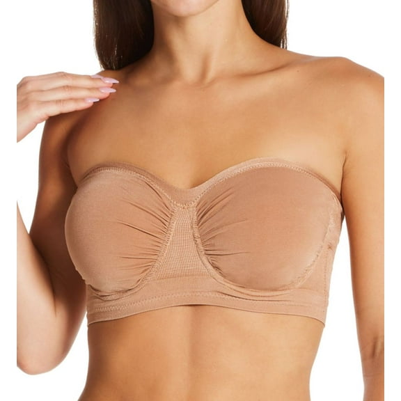 Women's Rhonda Shear 9682AM Sweetheart Bandeau Underwire Bra (Sienna S)