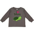 thumbnail image 3 of Inktastic I Love Turtles Boys or Girls Long Sleeve Toddler T-Shirt, 3 of 5