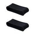 thumbnail image 1 of 2Pcs Pickleball Paddle Grip Band Elastic Badminton Table Tennis Racket Overgrip Handle Silicone Anti-slip Ring Black Ellipse, 1 of 6