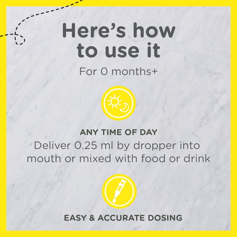 Zarbee's Baby Vitamin D Drops, 0.47 fl oz photo 7