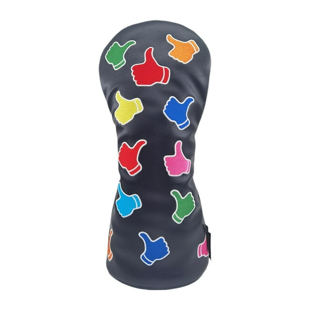 Funda protectora para palos de golf de madera, ligera, resistente a los arañazos, funda protectora para palos de golf de madera, protección para golfi Negro 36cmx18cm
