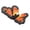 Orange, variant on Monarch Butterfly Building Blocks Set 106PCS Orange & Black Butterfly Model Nature Inspired Insect Display Collectible DIY Construction Kit Desk Decor