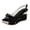 Black, variant on Platform Wedge Sandals for Women Arch Support on Espadrilles Open Toe Comfortable Wedge Sandals with Bow Comfy Casual Bohemian Summer Vacation Shoes Black 9