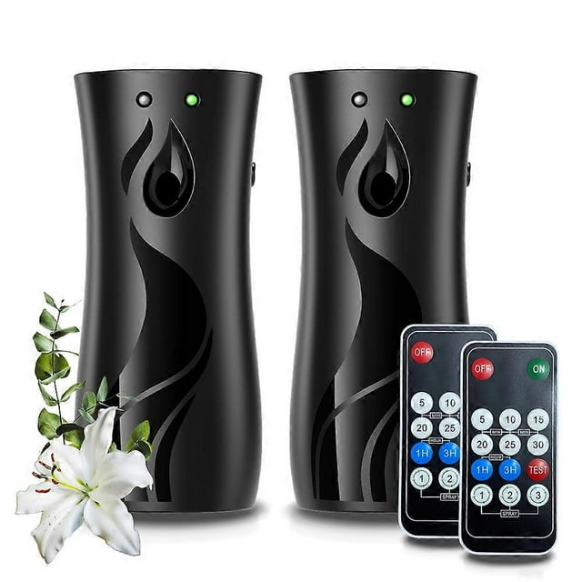 2pack Automatic Air Freshener Spraying Dispenser, Wall Mounted or Freestanding Sprayer Holder, Multi