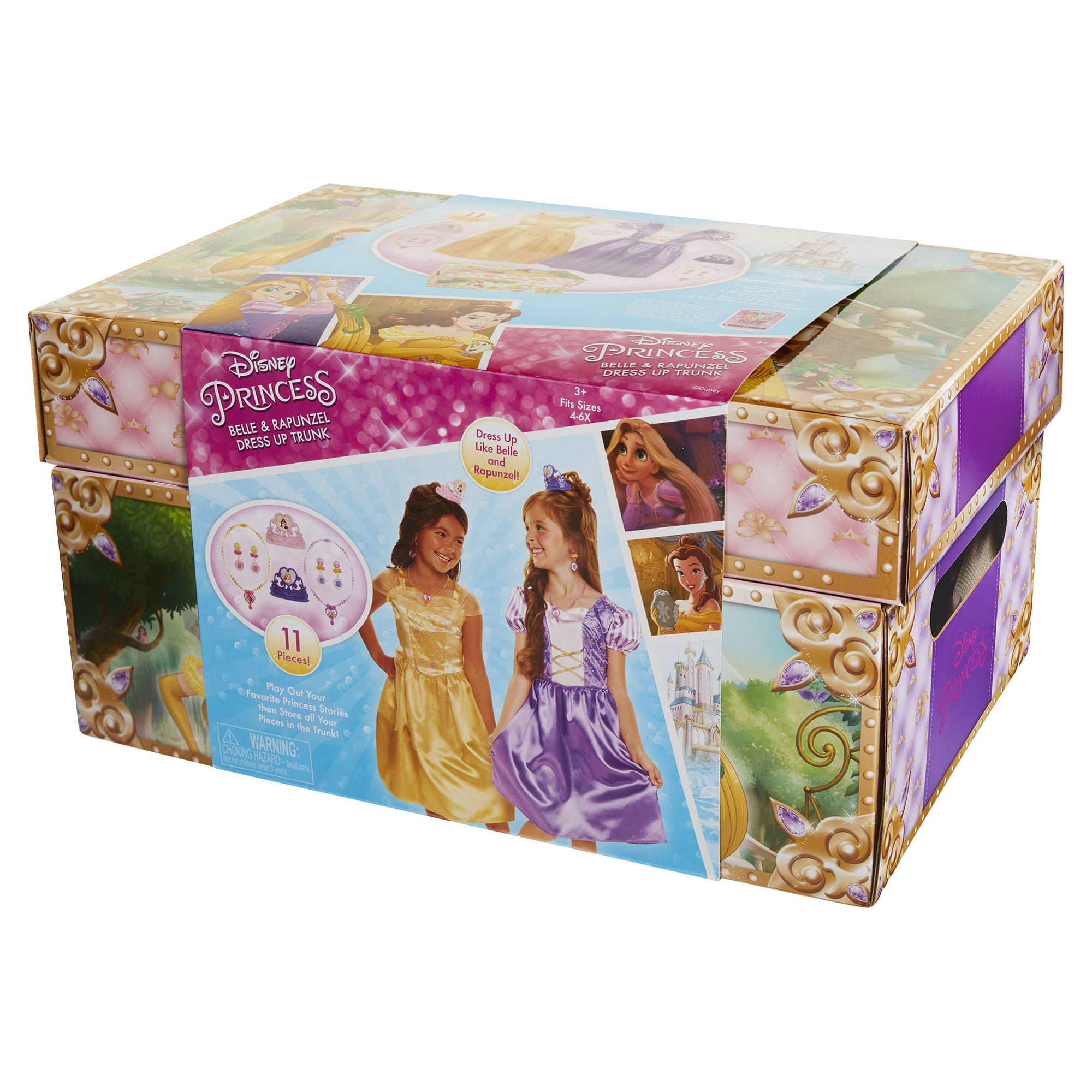 disney princess dress up trunk walmart Disney Princess 27-Piece Dress Up Trunk Set with Accessories, Kids Size, Gift Box