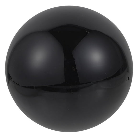 GAXIRE Black Gazing Balls Outdoor Sphere Stainless Steel Decoration for Art Decor 1Pack