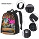 thumbnail image 3 of Balery Graffiti Lamp Urban Scene Mochila Escolar 3 en 1 para Niños - Mochila Resistente con Lonchera Térmica y Estuche - Mochila Escolar para Niños y Niñas, 3 of 7