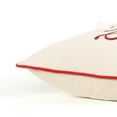 thumbnail image 2 of Ivory Red Cheeky Santa Sentiment Throw Pillow, 2 of 2