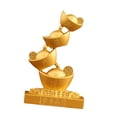 thumbnail image 4 of Estatua de lingote de oro Macarena figura de Feng Shui, 4 of 8