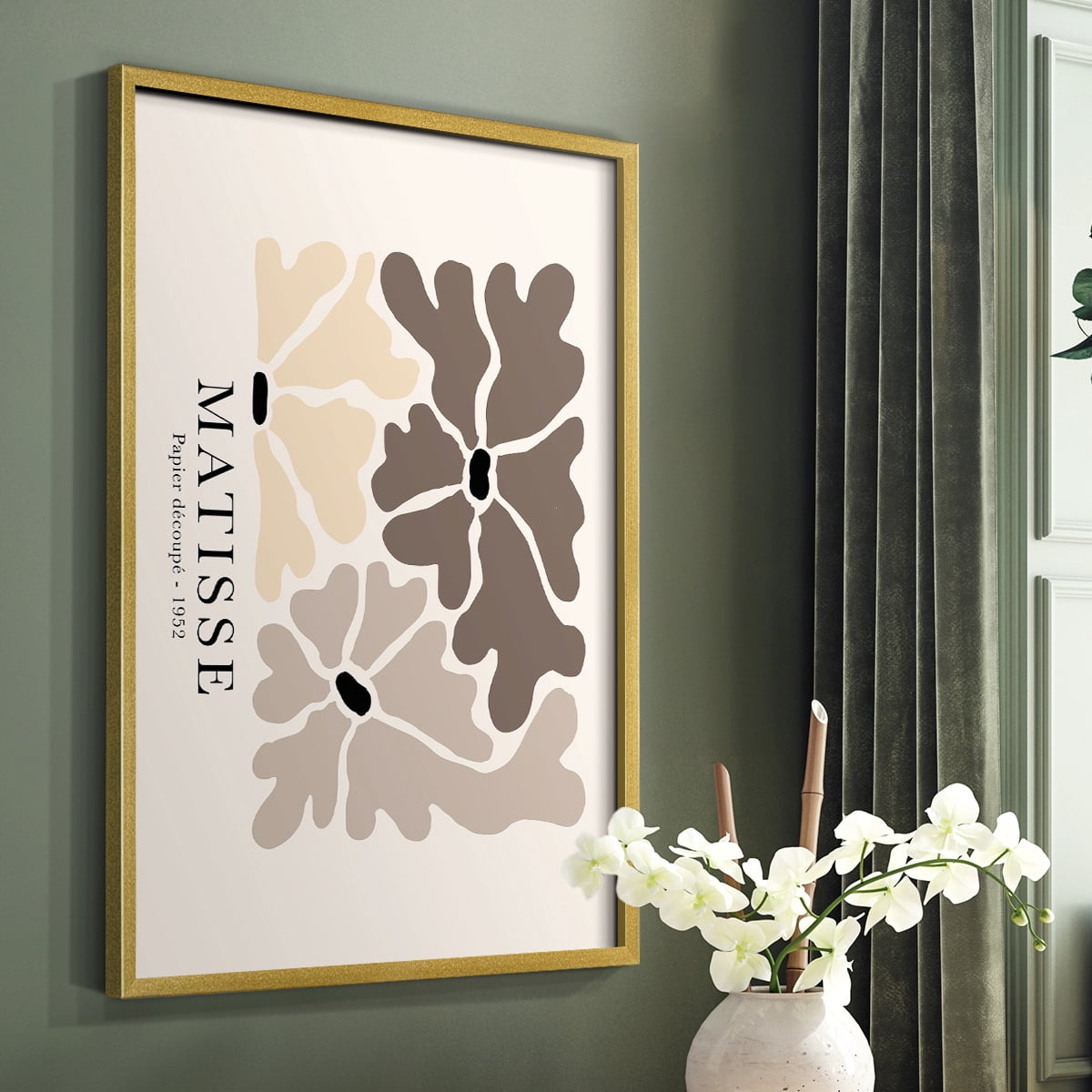 Matisse CCXLIX in Solid Wood 22 x 28 Framed Print