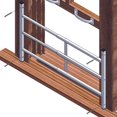 thumbnail image 3 of Prime-Line Products S 4752 Fixed Window Guard, 22-Inch - 38-Inch Wide by 15-Inch High, 3 Bar, White, 3 of 6