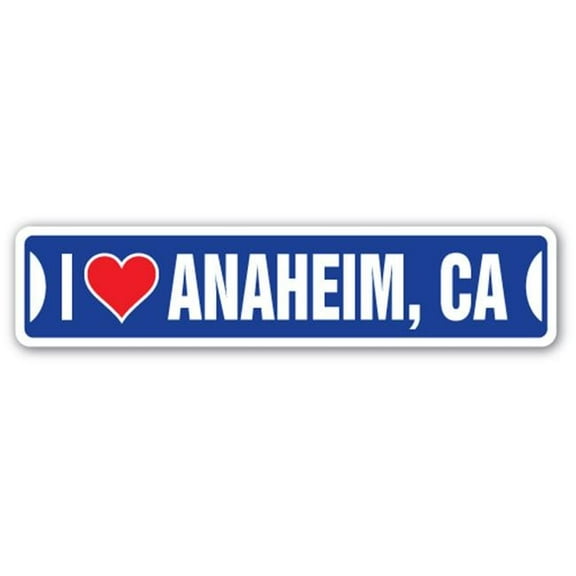 Street Sign - I Love Anaheim, California