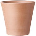thumbnail image 1 of 6.3" Cono Clay Pot - Bleached White, 1 of 2