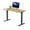Maple, variant on FLEXISPOT 48"x30" Home Office Height Adjustable Standing Desk with Hooks, Ergonomic Electric 2-Stage Stand Up Computer Desk, Black and Mahogany