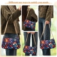 thumbnail image 4 of FORMRS Womens Shoulder Bag with Chain Strap Clutch Purse Cute Tote Handbag, Purple Dragon Scales Pattern, 4 of 7