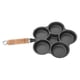thumbnail image 1 of Cast Iron Pan, Uncoated Breakfast Pan, Non-Stick Omelette Pan, 1 of 5
