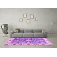 thumbnail image 3 of Ahgly Company Indoor Rectangle Oriental Purple Traditional Area Rugs, 2' x 4', 3 of 4