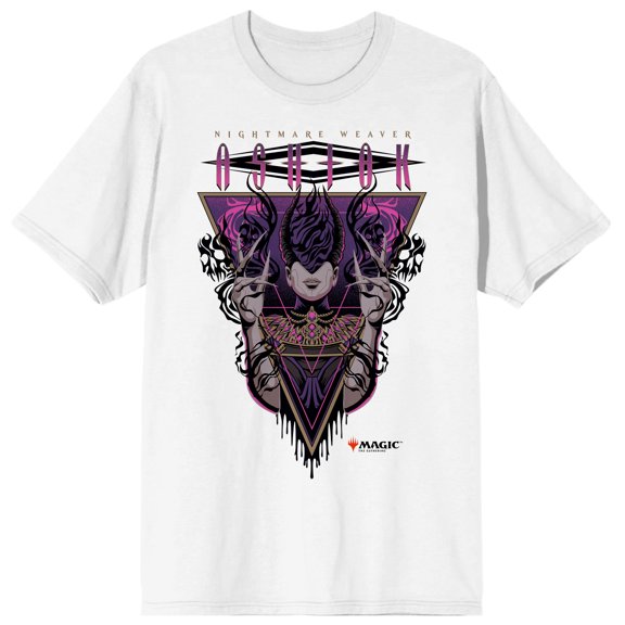 Nightmare Weaver ASHIOK Men's White Graphic T-Shirt-S