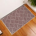 thumbnail image 5 of Sussexhome Sisal Collection 2 x 3 Foot Heavy Duty Low Pile Rug Runner - Ultra-Thin Non Slip Area Rug - Washable Cotton Indoor Rug for Front Door Foyer Rug for Entryway, 5 of 5